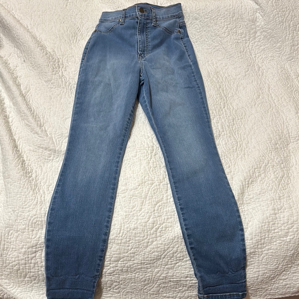 Fashion Nova High Rise Medium Blue Jeans